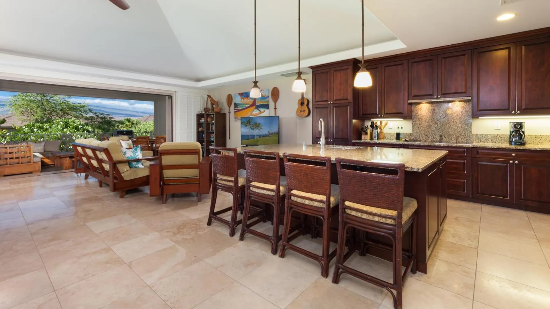 Semesterbostad Ohana Treasure Art-Filled 4Br Home With Bikes Next To Kamilo Pools Waikoloa